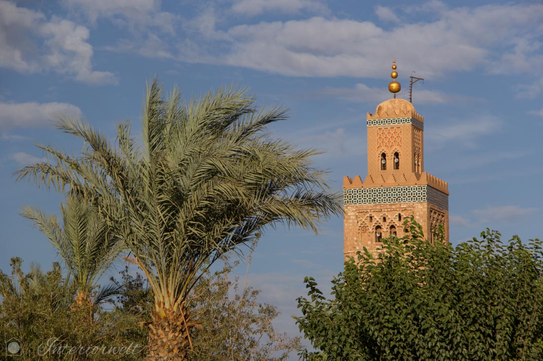 Minarett Marrakesch Architektur